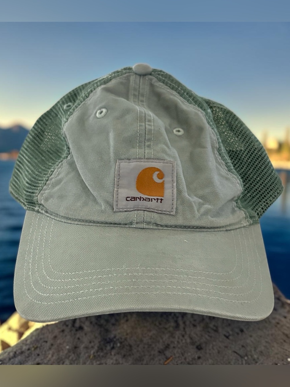 Carhartt Sage Green Mesh Cap